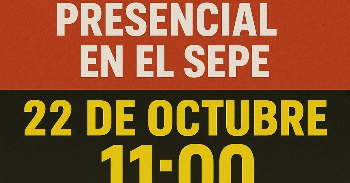 Concentración en Mérida contra el deterioro en la atención presencial del SEPE