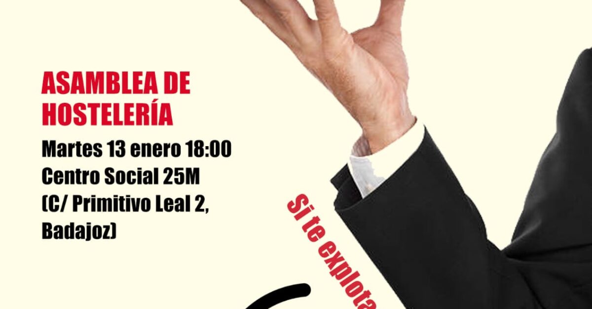 En estas fiestas, la explotación ¡SE ACABÓ!