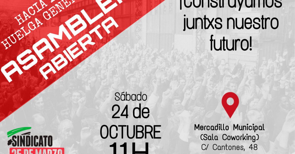 ASAMBLEA REGIONAL – HACIA LA HUELGA GENERAL – 11N